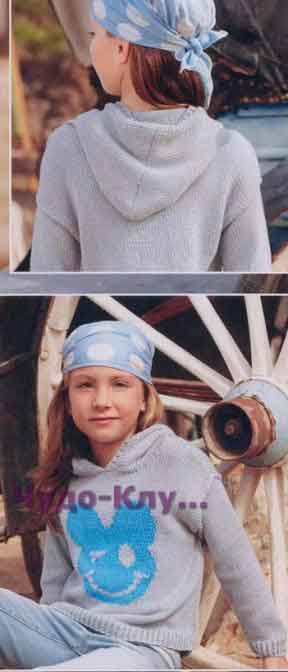 Детский пуловер-худи  с Микки Маусом 24